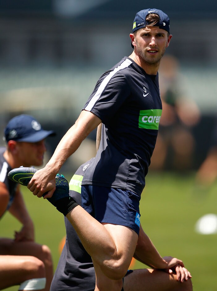 AFL 2016 Training - Carlton 130116 Marc Murphy looks set to appear in the NAB Challenge after successful shoulder surgery - ${keywords}
